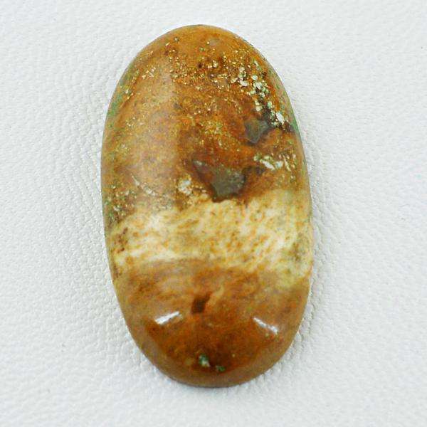 gemsmore:Genuine Coral Fossil Oval Shape Loose Gemstone