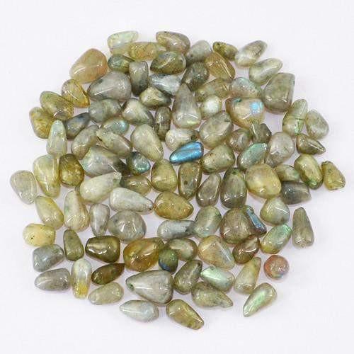 gemsmore:Genuine Drilled Labradorite Beads Lot