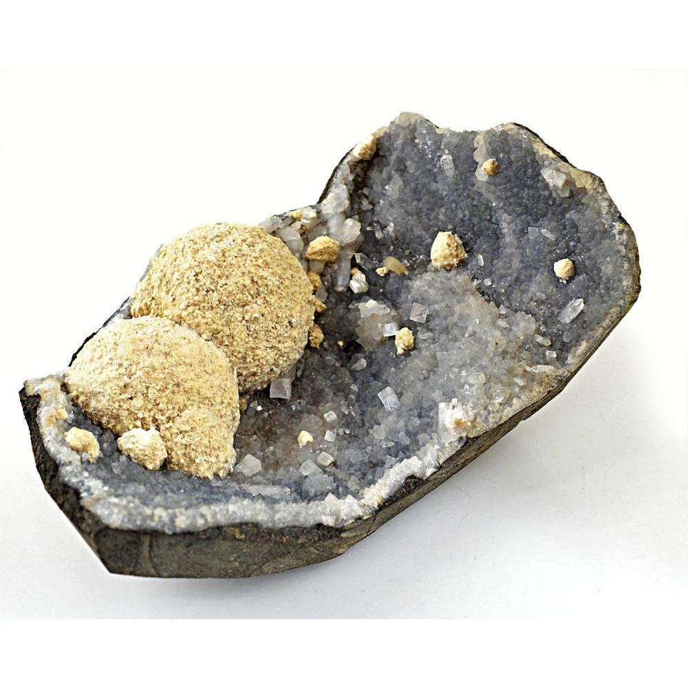 gemsmore:Genuine Himaliyan Cluster Druzy Rock Carved Rough