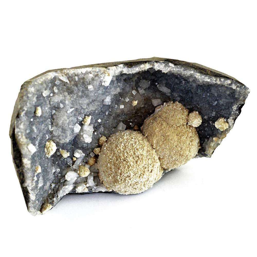 gemsmore:Genuine Himaliyan Cluster Druzy Rock Carved Rough
