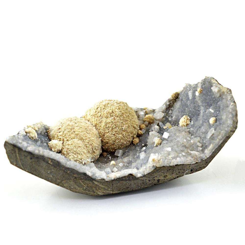 gemsmore:Genuine Himaliyan Cluster Druzy Rock Carved Rough