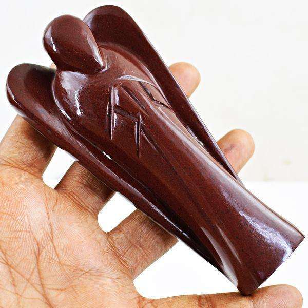 gemsmore:Genuine Jasper Hand Carved Reiki Healing Angel