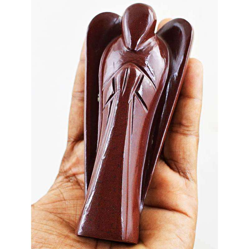 gemsmore:Genuine Jasper Hand Carved Reiki Healing Angel