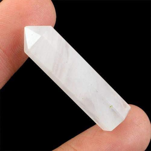 gemsmore:Genuine Pink Rose Quartz Healing Point