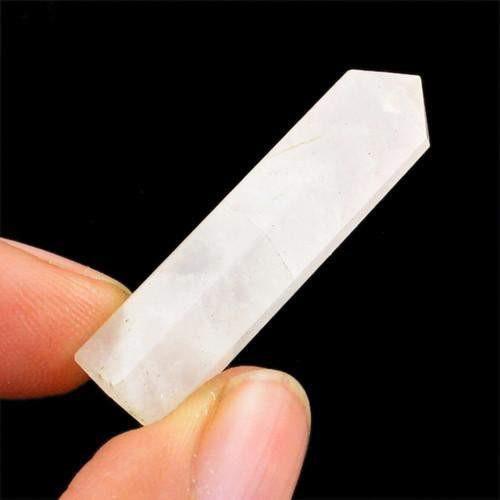 gemsmore:Genuine Pink Rose Quartz Healing Point