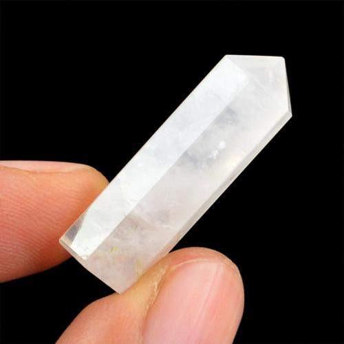 gemsmore:Genuine Pink Rose Quartz Healing Point