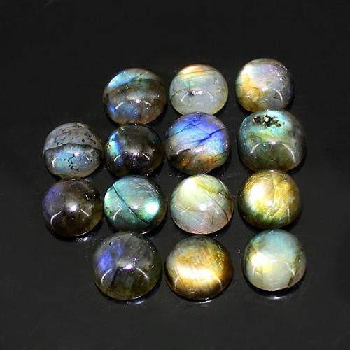 gemsmore:Genuine Round Shaped Labradorite Gemstone