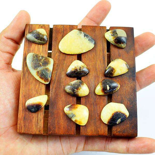 gemsmore:Genuine Septarian Agate Untreated Loose Gemstone Lot