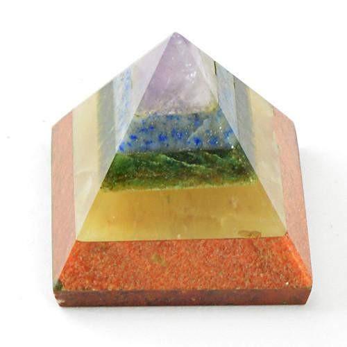 gemsmore:Genuine Seven Chakra Healing Pyramid