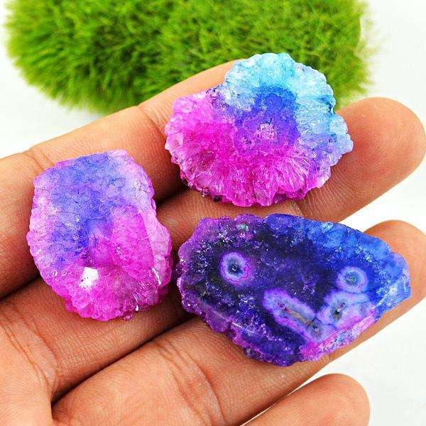 gemsmore:Genuine Untreated Cluster Druzy Gemstone Lot