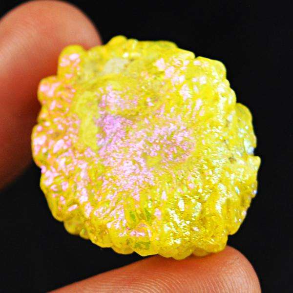 gemsmore:Genuine Viva Druzy Untreated Loose Gemstone