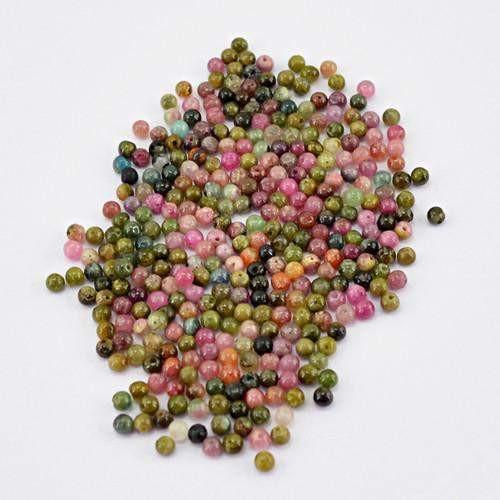 gemsmore:Genuine Watermelon Tourmaline Drilled Beads Lot