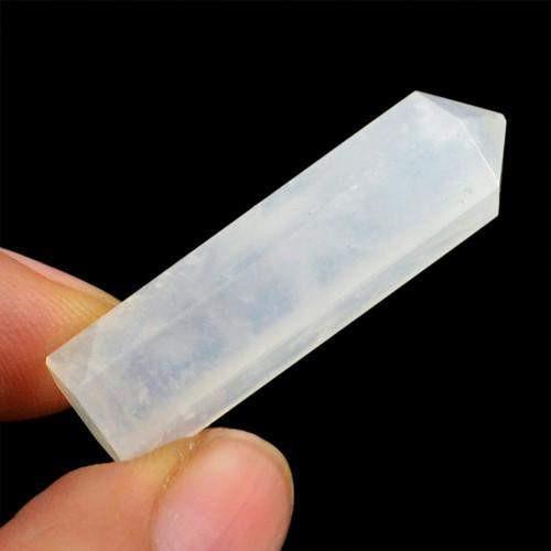 gemsmore:Genuine White Quartz Untreated Healing Point