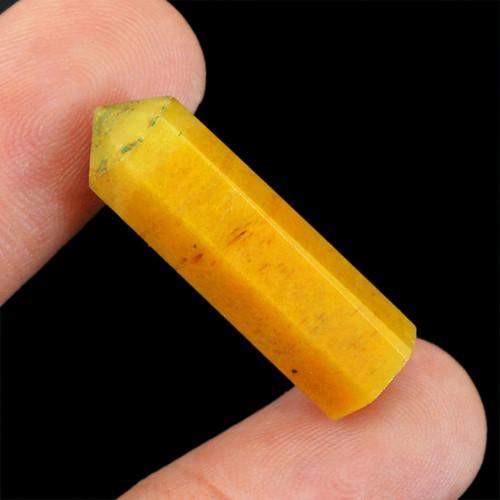 gemsmore:Genuine Yellow Jasper Healing Point