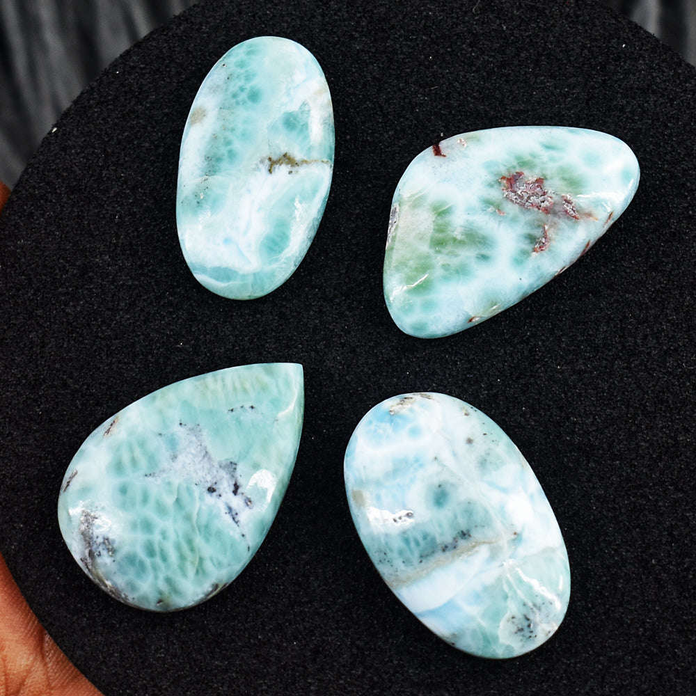 gemsmore:Gorgeous 122 Cts Genuine Larimar Gemstone Lot