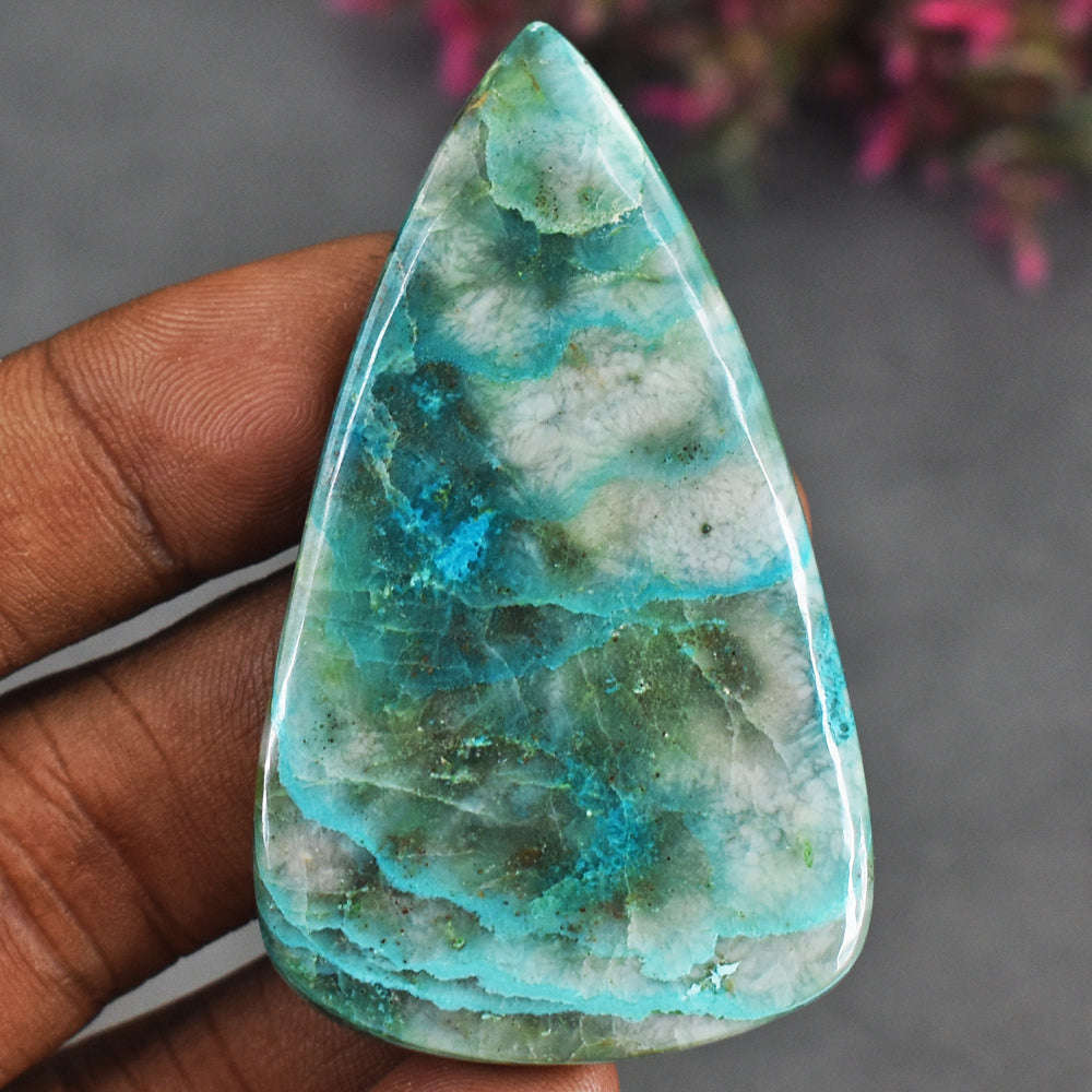 gemsmore:Gorgeous 87 Cts Genuine Chrysoprase Gemstone