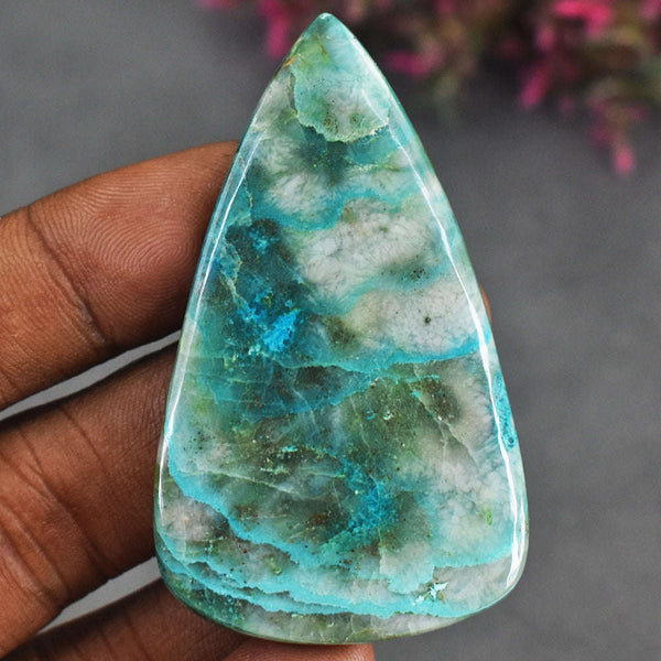 gemsmore:Gorgeous 87 Cts Genuine Chrysoprase Gemstone
