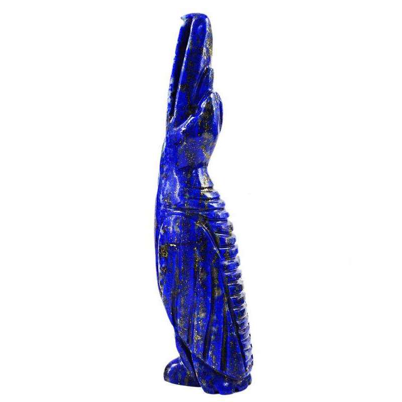 gemsmore:Gorgeous Blue Lapis Lazuli Carved Albatross - Very Rare