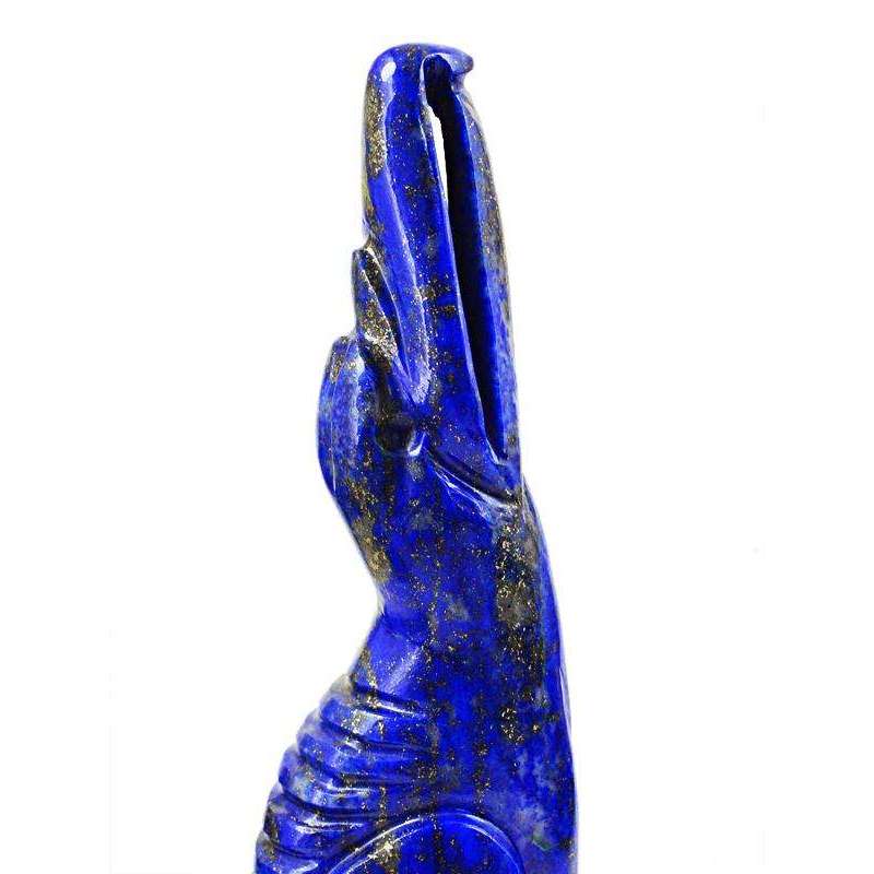 gemsmore:Gorgeous Blue Lapis Lazuli Carved Albatross - Very Rare