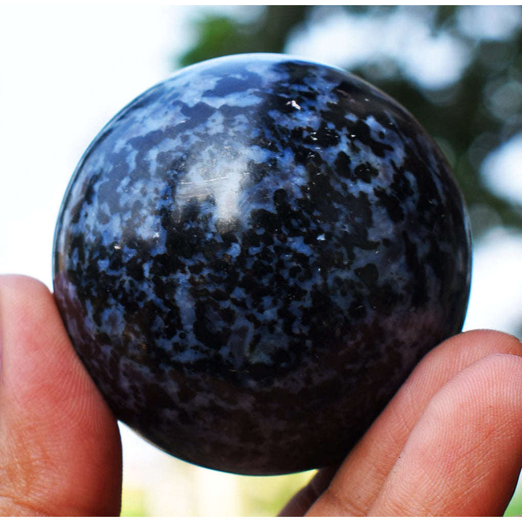 gemsmore:Gorgeous Gabrella Jasper Carved Healing Sphere