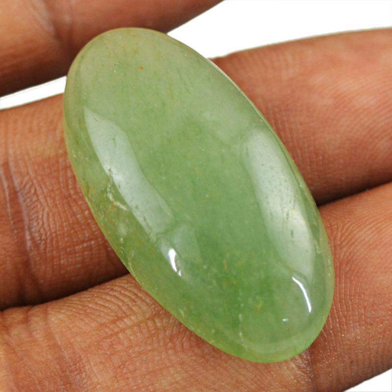 gemsmore:Green Aquamarine Natural Oval Shape Gemstone