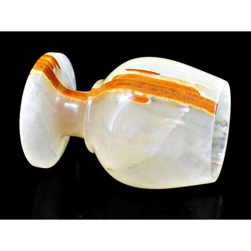 gemsmore:Hand Carved Agate Wine Glass