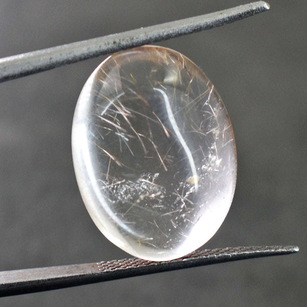 gemsmore:Natural 21 Cts Genuine Rutile Quartz Gemstone