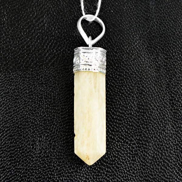 gemsmore:Natural Agate Crystal Healing Point Pendant