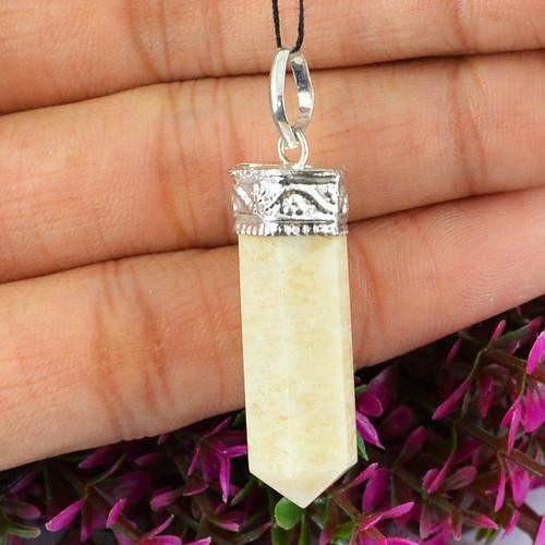 gemsmore:Natural Agate Healing Point Pendant