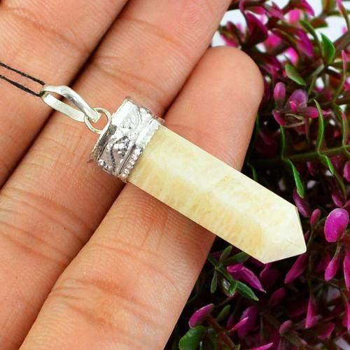 gemsmore:Natural Agate Healing Point Pendant