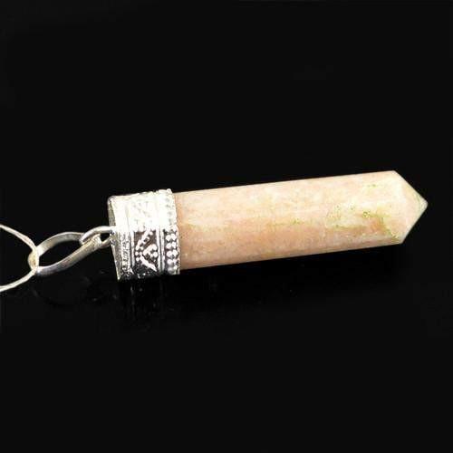 gemsmore:Natural Agate Healing Point Pendant