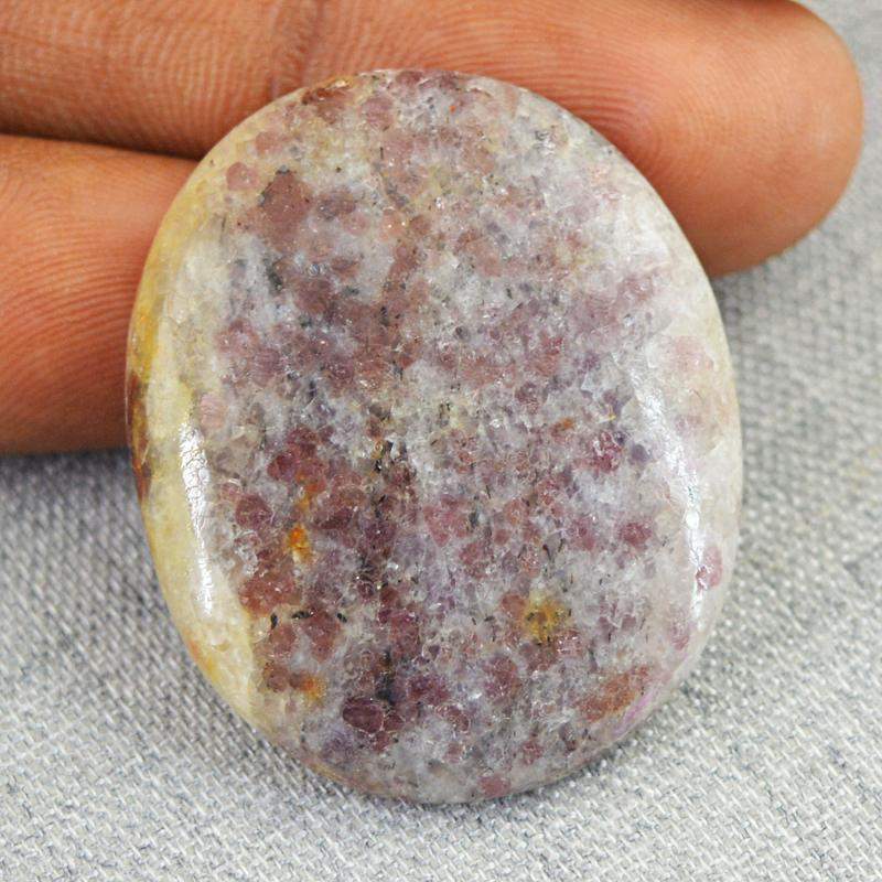 gemsmore:Natural Amazing Agate Oval Shape Loose Gemstone