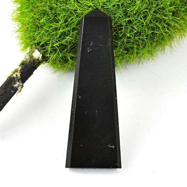 gemsmore:Natural Amazing Black Spinel Healing Wand