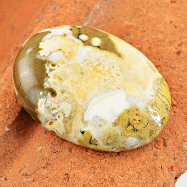 gemsmore:Natural Amazing Cobra Jasper Oval Shape Untreated Loose Gemstone