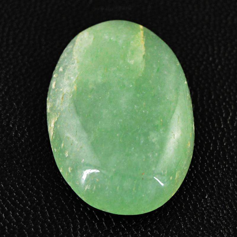 gemsmore:Natural Amazing Green Aquamarine Oval Shape Gemstone