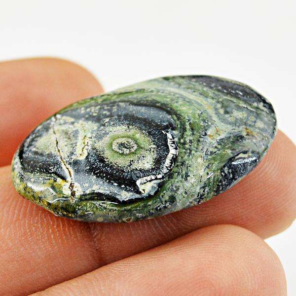 gemsmore:Natural Amazing Kambaba Jasper Oval Shape Untreated Loose Gemstone