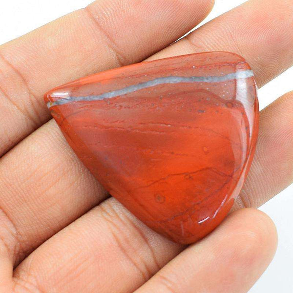 gemsmore:Natural Amazing Red Mookaite Pear Shape Gemstone