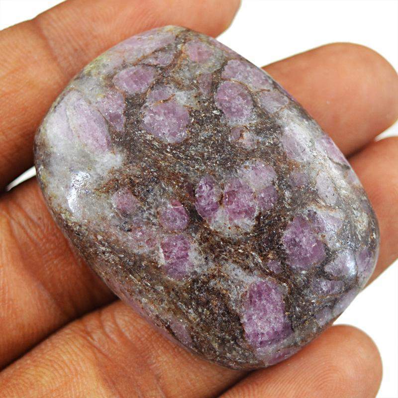 gemsmore:Natural Amazing Ruby Ziosite Loose Genuine Gemstone