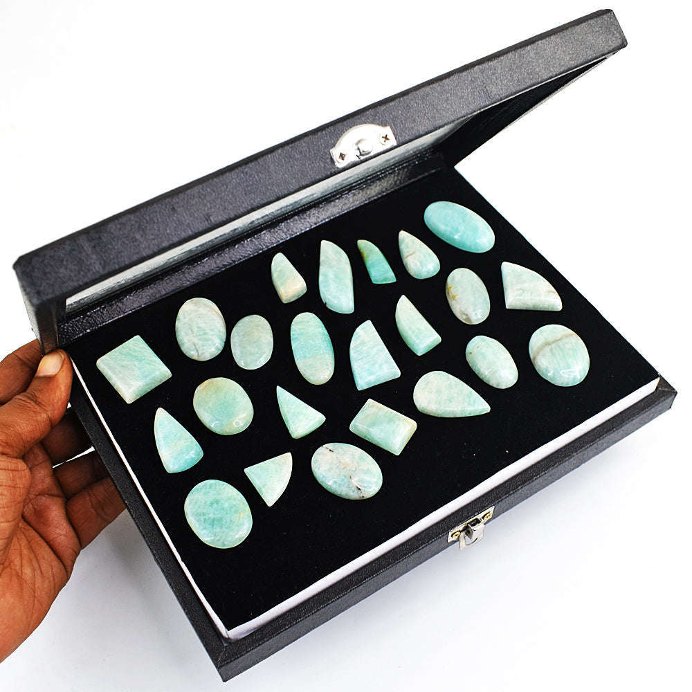 gemsmore:Natural Amazonite Gemstone Lot