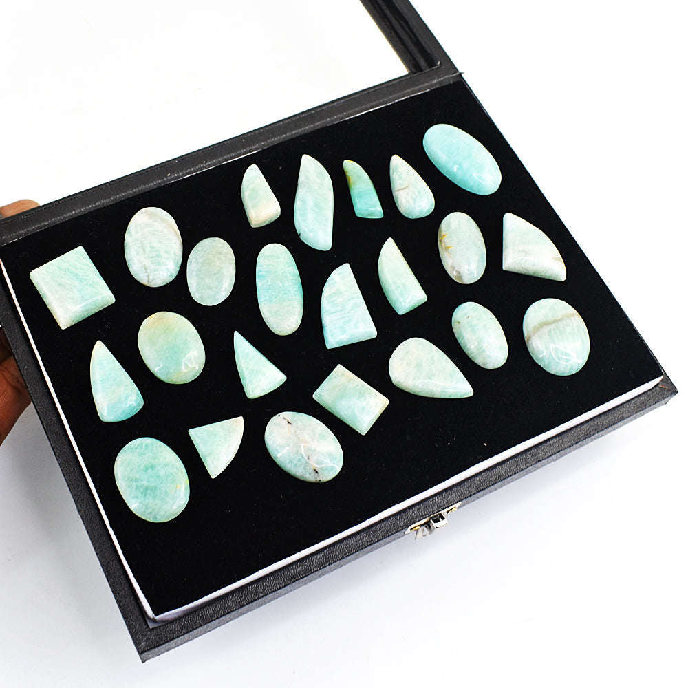 gemsmore:Natural Amazonite Gemstone Lot