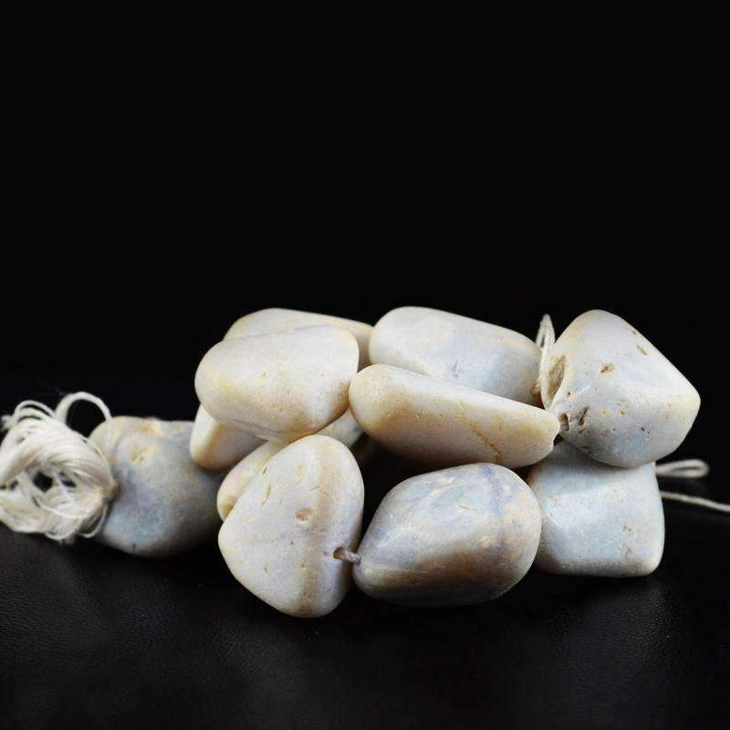 gemsmore:Natural Australian Opal Beads Strand - Drilled