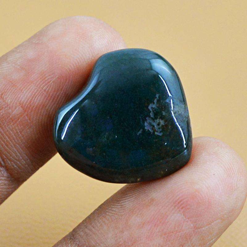 gemsmore:Natural Blood Green Jasper Gemstone - Untreated