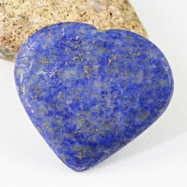 gemsmore:Natural Blue Lapis Lazuli Heart Gemstone