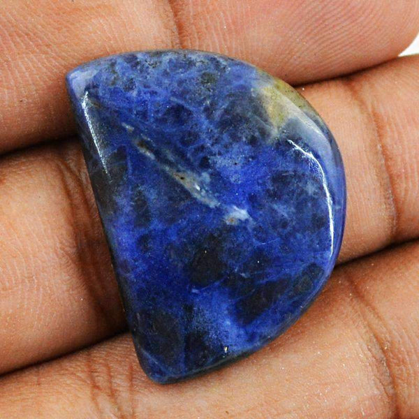 gemsmore:Natural Blue Sodalite Gemstone - Untreated Loose