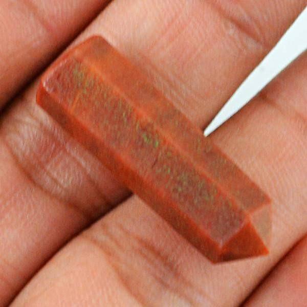 gemsmore:Natural Brown Jasper Untreated Meditation Healing Point