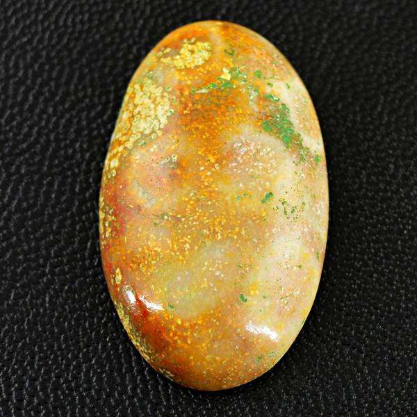 gemsmore:Natural Coral Fossil Oval Shape Loose Gemstone