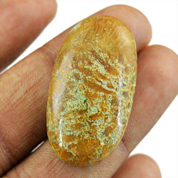 gemsmore:Natural Coral Fossil Oval Shape Loose Gemstone