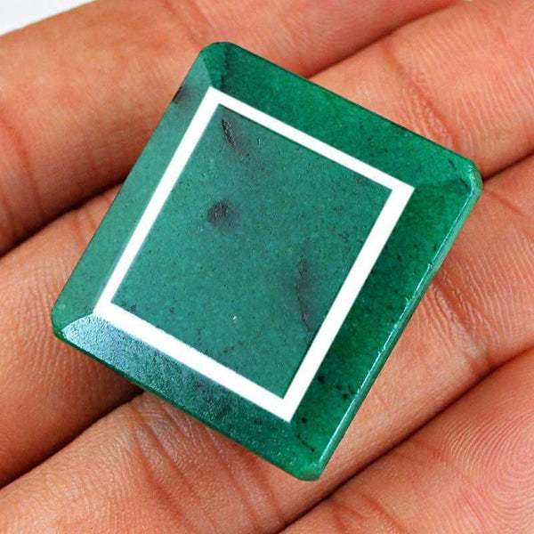 gemsmore:Natural Faceted Green Emerald Gemstone