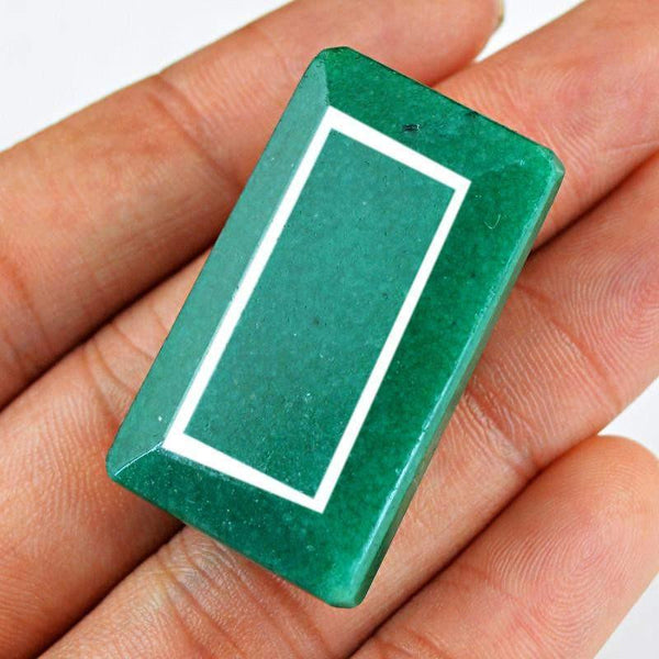 gemsmore:Natural Faceted Green Emerald Gemstone