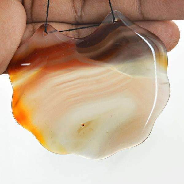 gemsmore:Natural Fancy Onyx Untreated Loose Drilled Gemstone